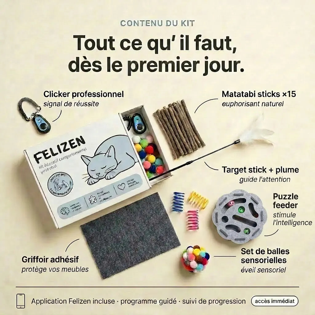 Felizen® - Le kit éducatif préféré des chats