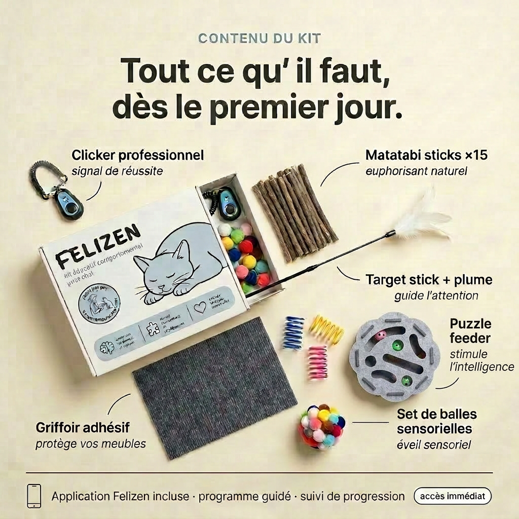 Felizen® - Le kit éducatif préféré des chats